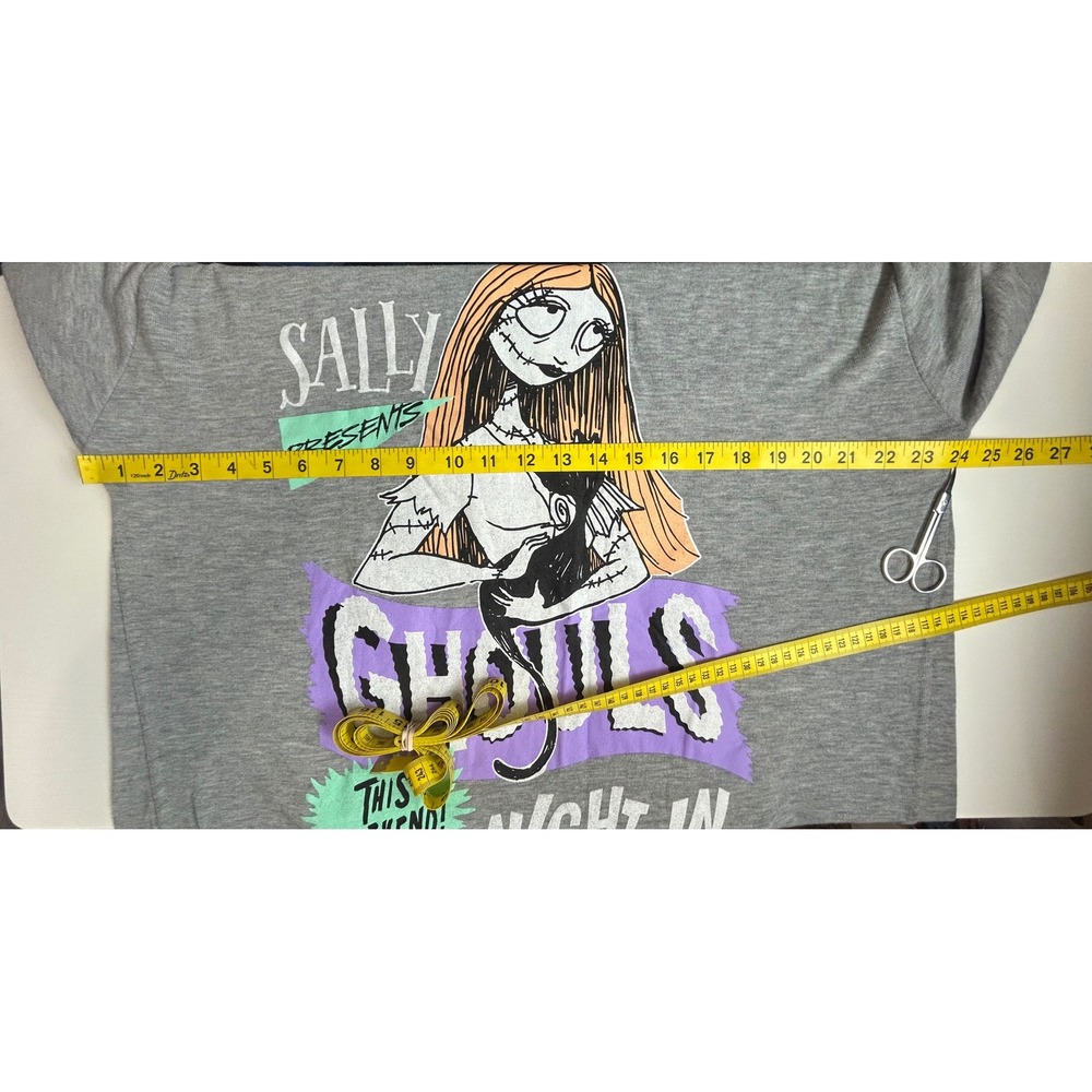 Disney Nightmare Before Christmas Sally Ghouls Night In Hooded Sleep Dress Large - Picture 5 of 11